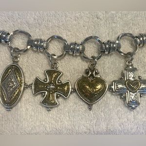 Women’s sterling silver charm bracelet by Brighton